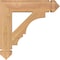 Ekena Millwork Balboa Arts & Crafts Smooth Bracket, Western Red Cedar, 3 1/2"W x 18"D x 18"H BKT04X18X18BOA03SWR - alternate 2